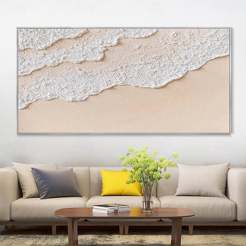 peinture à l'huile peinte à la main peintures de mer texturées chaudes faites à la main art océanique moderne peinture sur toile abstraite oeuvre personnalisée cadeaux personnalisés art wabi sabi de 2025 ? $61.99 –P1