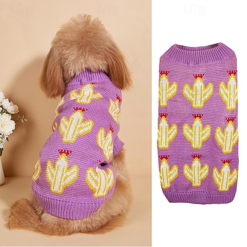 Dog Cat Sweater Jumper Cute Casual Winter Breathable Soft Washable Comfortable Outdoor Casual Daily Dog Clothing for Bichon Frise Pomeranian Baby Pet Papillon Small 2026 - $24.99 –P8