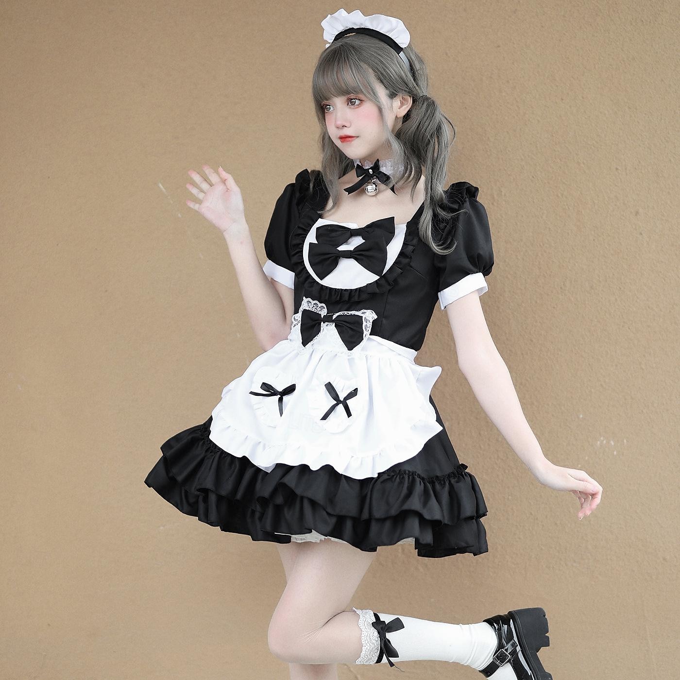 Women's Maid Costume Dress Cosplay Costume For Masquerade Cosplay Adults' Dress 2025 - $51.99 –P6