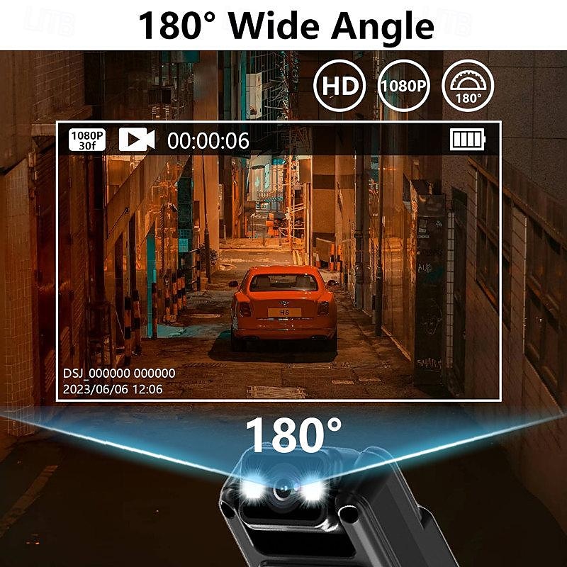 2025年 新しいポータブルハンドヘルドスポーツHD 1080pバックポケットカメラは180ミニWi-Fiビデオカメラを回転させます  コレクション – $62.99 –P7