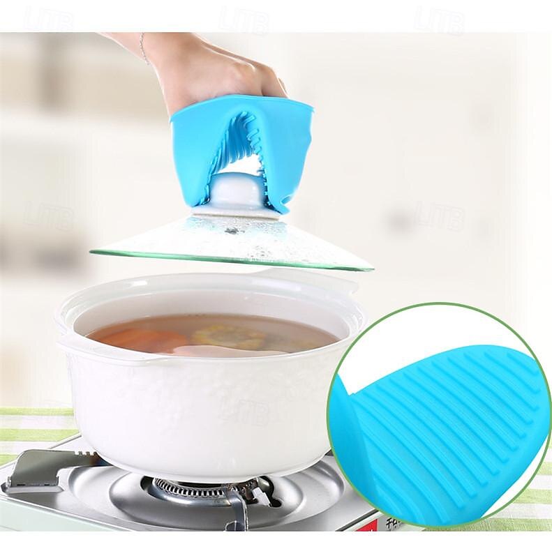 2 stk hanske anti-skålding ovn isolasjonsklemme for husholdningsskål mikrobølgeovn kjøkken baking matlaging tilbehør 2025 - $3.89 –P2