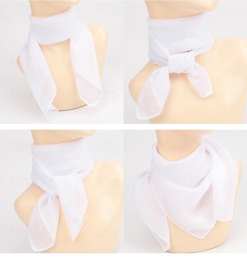 Retrò Vintage Anni 1950 Sciarpa quadrata in chiffon Per donna Addio al Nubilato Adulti Sciarpa del 2025 a $11.49 –P10