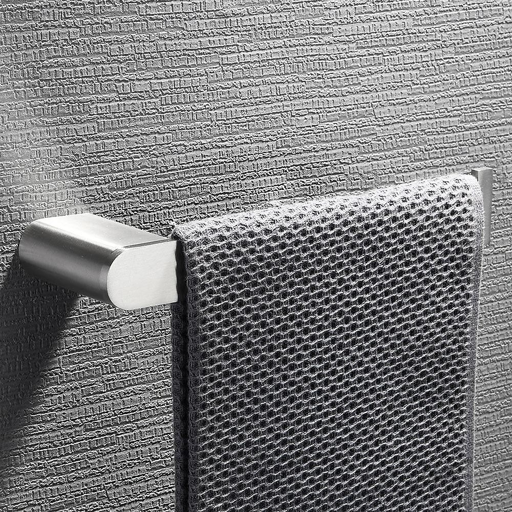 Bathroom Accessory Set Wall Mounted Brushed Stainless Steel Include Robe Hook Towel Bar Toilet Paper Holder with Mobile Phone Storage Shelf Towel Holder and Roll Paper Shelf 1or 3pcs 2025 - $49.99 –P2
