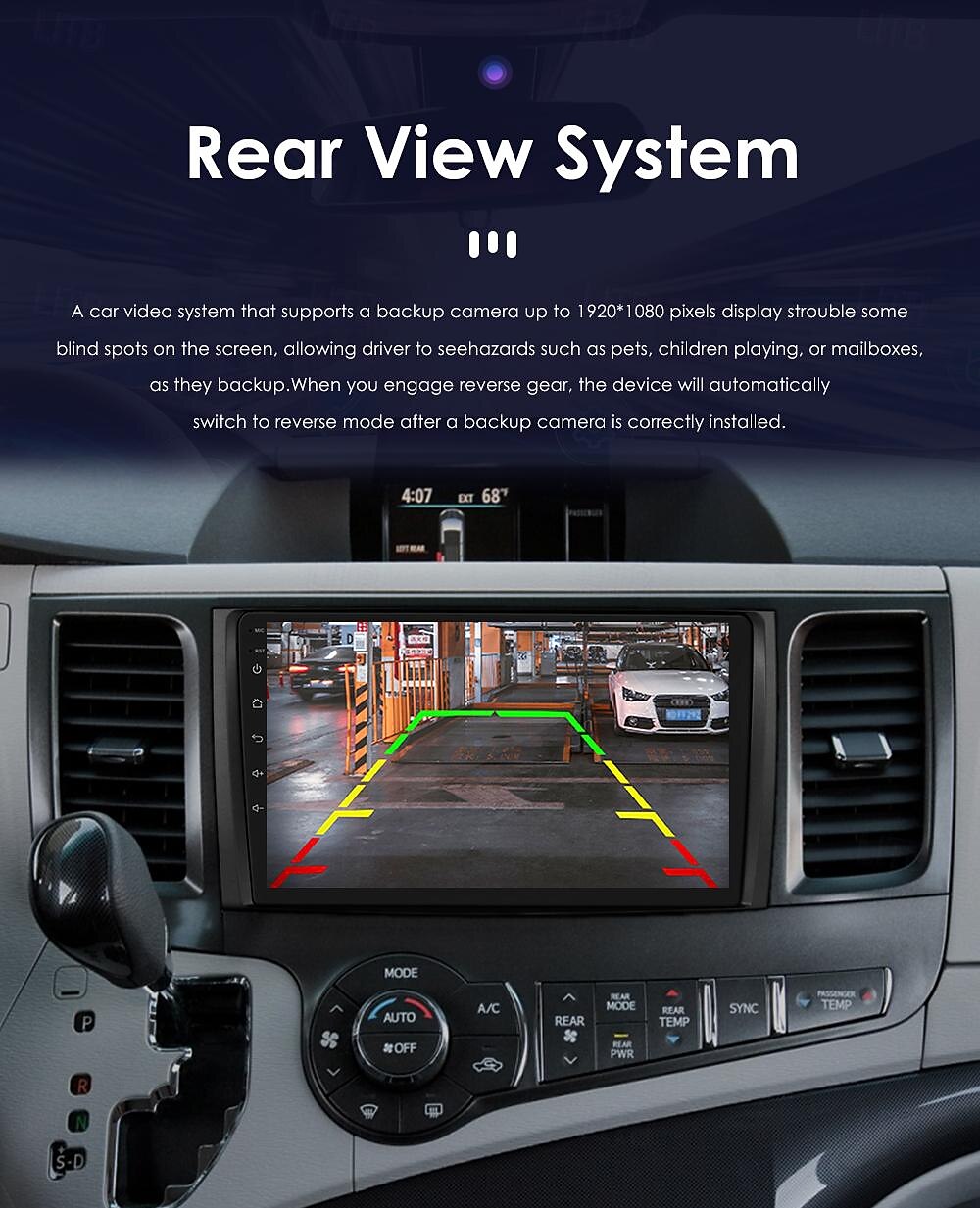 for Toyota Sienna 2011-2014 Car Radio Multimedia Video Player Navigation Stereo GPS Android Auto Carplay 2025 - $283.09 –P14