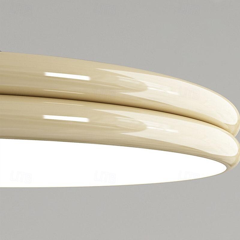 Lustre en métal de style simple, abat-jour rond créatif en acrylique, lampe suspendue au plafond intégrée, lampe suspendue à LED tricolore, chambre à coucher, salle à manger décorée avec des de 2025 ? $163.99 –P2