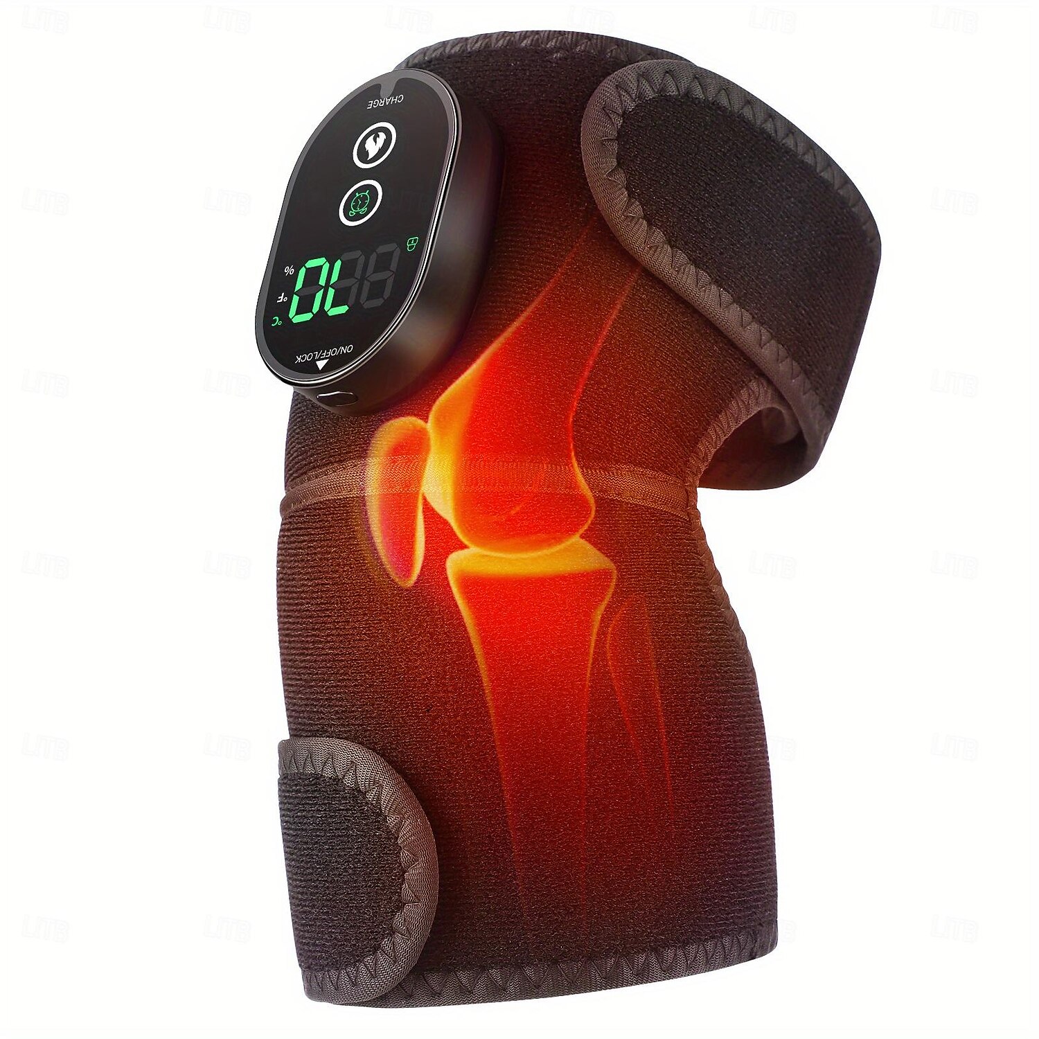 almofada de aquecimento de ombro sem fio com display de temperatura - suporte ajustável para fadiga e alívio da dor para uso doméstico e no escritório de 2025 por $55.99 –P8