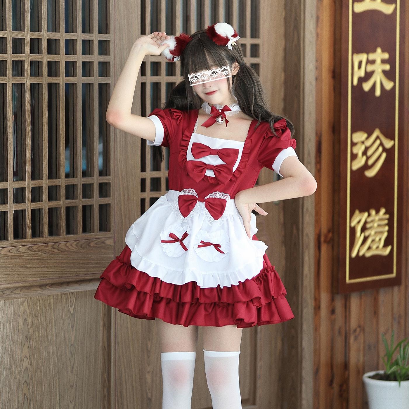 Women's Maid Costume Dress Cosplay Costume For Masquerade Cosplay Adults' Dress 2025 - $51.99 –P7