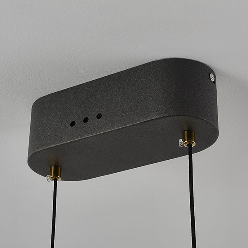 led taklampe dimbar 120cm linjedesign akryl metall taklamper for stue kontor 85-265v 2025 - $249.99 –P5