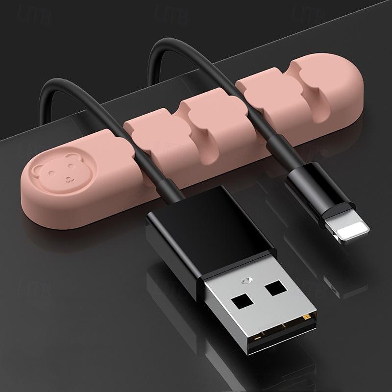 3 pakke kabelklips ledning organisere kabelhåndtering kabel arrangører usb kabelholder ledning organisator ledning klips ledningsholder for skrivebord bil hjem og kontor 2025 - $15.99 –P10