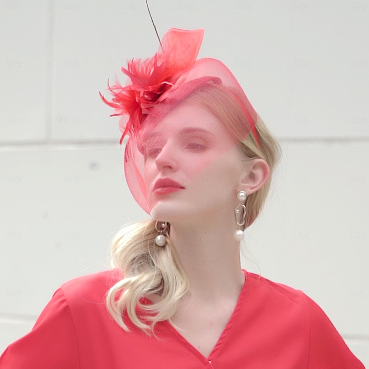 Hats Tulle Sinamay Saucer Hat Top Hat Wedding Cocktail Elegant Wedding With Feather Headpiece Headwear 2026 - $34.99 –P4