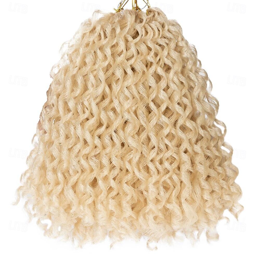 Păr croșetat cu dreadlock moale de 10 inch Extensii de dreadlock cu 160 de fire Pachet de 8 păr croșetat creț moale cu capete ondulate cu undă de apă păr croșetat dreadlock locs păr croșetat pentru 2026 - $40.99 –P4
