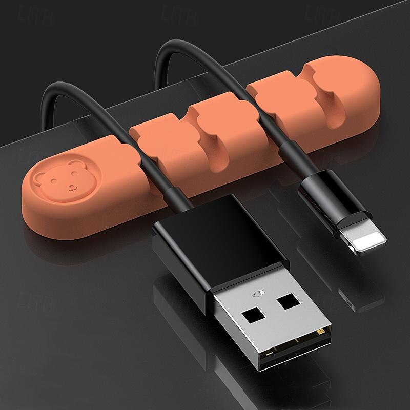 3 pakke kabelklips ledning organisere kabelhåndtering kabel arrangører usb kabelholder ledning organisator ledning klips ledningsholder for skrivebord bil hjem og kontor 2025 - $15.99 –P11