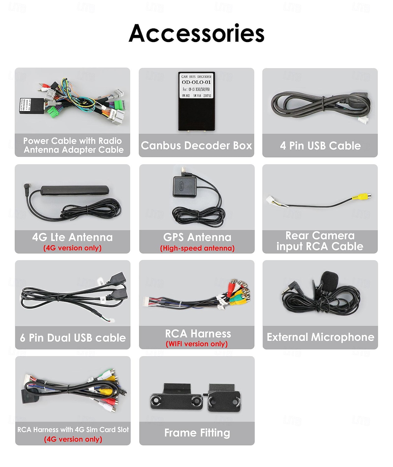 Android 12 Car Radio GPS for Volvo XC60 2008 - 2013 Multimedia Video Player Navigation Wireless Carplay 2025 - $137.99 –P5