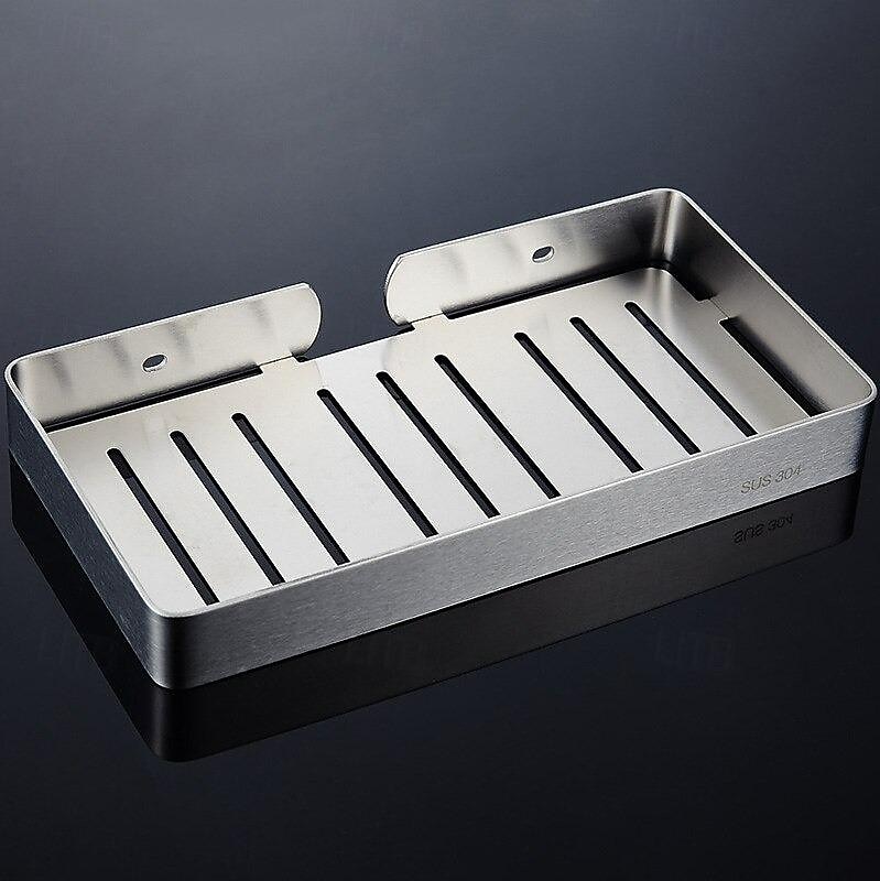 Duschregal Seifenschalenhalter Edelstahl Badezimmer Einzelregal hohl modern Wandmontage 1Stk 2026 - $32.99 –P1