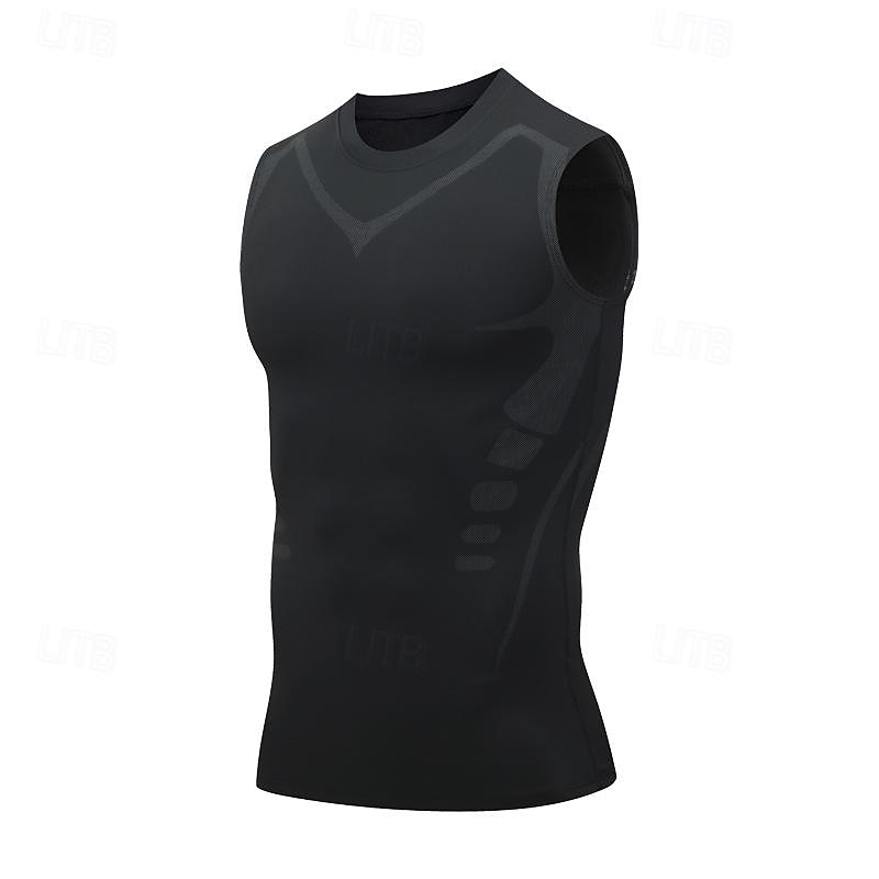 Pánské Bez rukávů Fitness Tank Nádrž Tílka Tričkový Bez rukávů Posilovna Sport Běžné / Denní Prodyšné Měkké Barevné bloky Vodní modrá Světle šedá Sportovní oděvy Polyester Módní Základní 2026 - $9.49 –P2