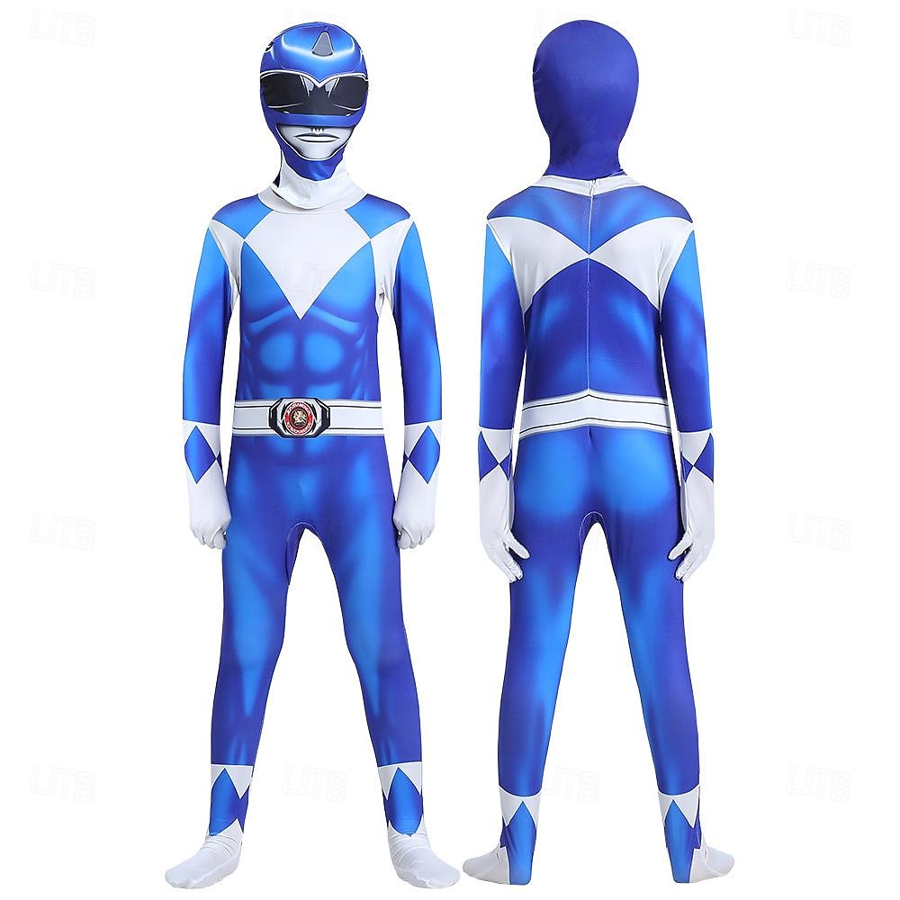 Mocní morfinští Strážci Vesmíru Tommy Oliver Cosplay kostým Kombinéza cosplay předvečer Všech svatých Filmové kostýmy for Pánské Dámské Chlapecké Dětské Dospělé předvečer Všech svatých Karneval 2025 - $29.99 –P6
