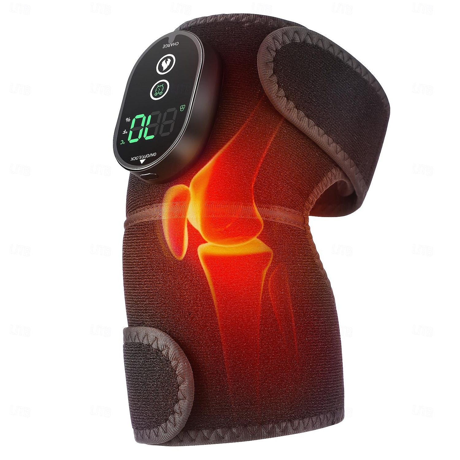 almofada de aquecimento de ombro sem fio com display de temperatura - suporte ajustável para fadiga e alívio da dor para uso doméstico e no escritório de 2025 por $55.99 –P7