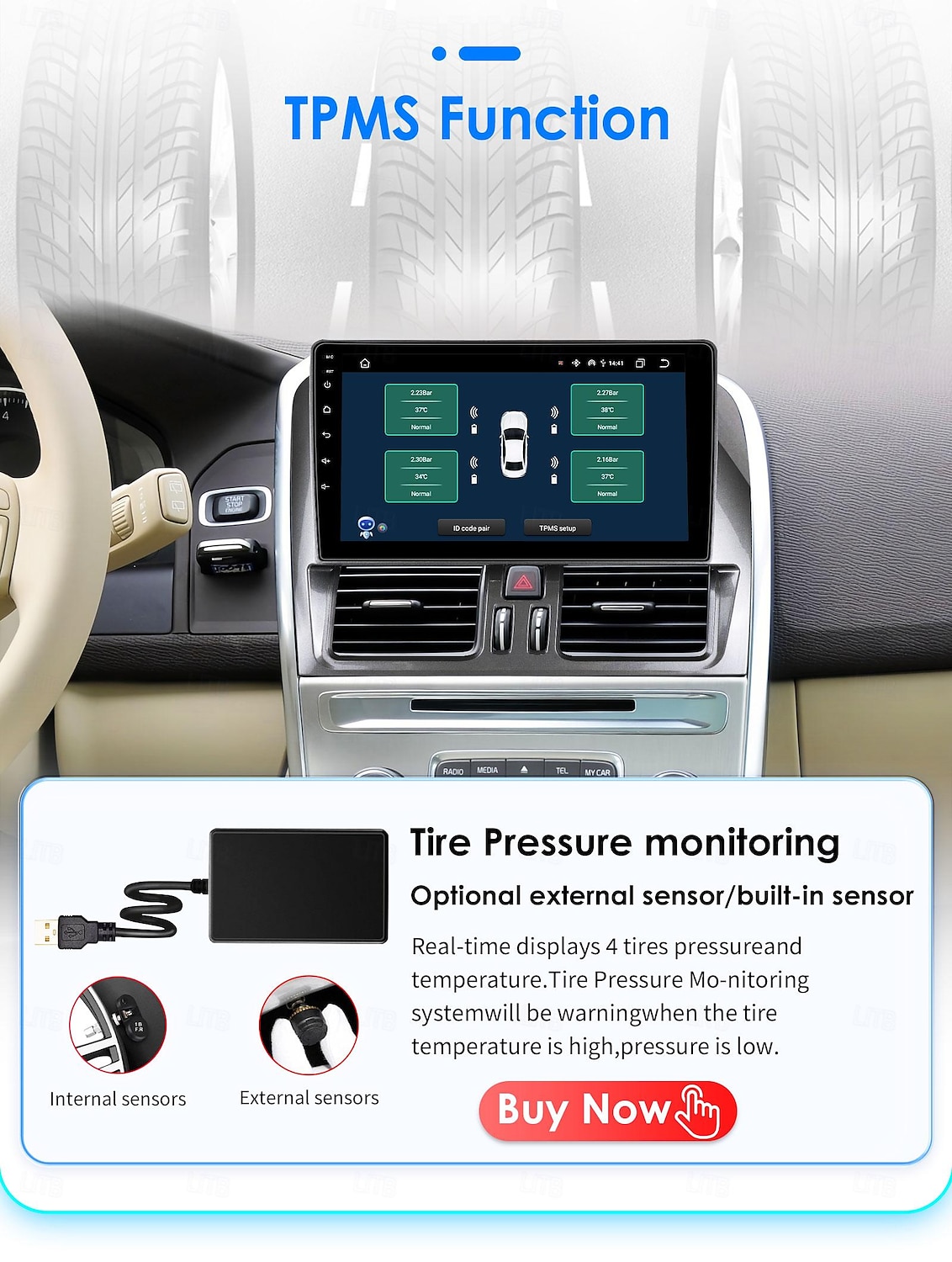 Android 12 Car Radio GPS for Volvo XC60 2008 - 2013 Multimedia Video Player Navigation Wireless Carplay 2025 - $137.99 –P17