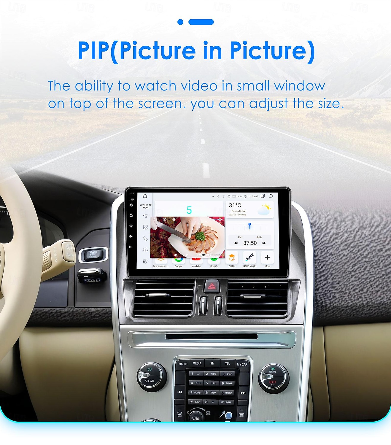 Android 12 Car Radio GPS for Volvo XC60 2008 - 2013 Multimedia Video Player Navigation Wireless Carplay 2025 - $137.99 –P9