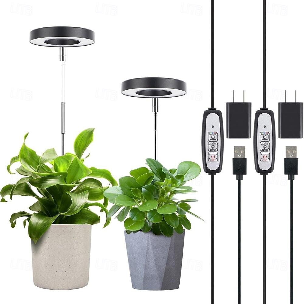 luce di crescita delle piante a spettro completo luce di riempimento retrattile bianco caldo commutabile a 2 colori con dimmer automatico del 2025 a $17.49 –P3