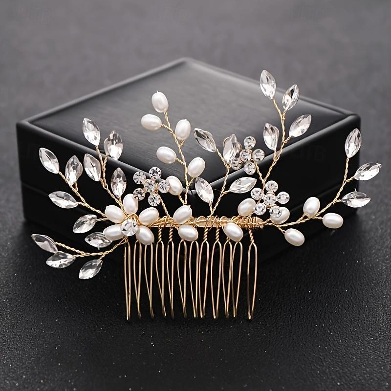 Crystal Flower Bridal Hair Comb, Silver Accents, Wedding Hair Comb, Bridal Comb, Hair Comb For Wedding, Bridal Hair Piece, Hair Accessories 2026 - $9.99 –P7