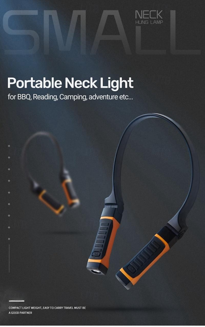 Rechargeable LED Neck Reading BBQ Light 2 Brightness Levels, Perfect For Reading, Knitting, Camping, Repairing 2026 - $23.99 –P1
