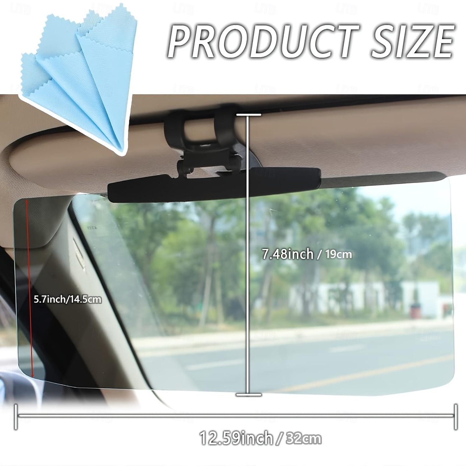 Universal Car Sun Visor Anti-Glare & UV Protection for Safe Driving Anytime Universal Polarized Sun Visor Sunshade 2025 - $28.99 –P3