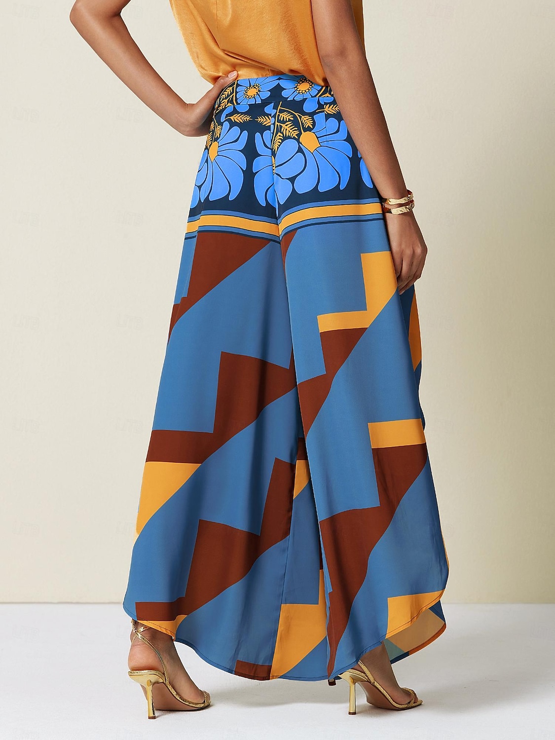 Women's Swing Full Length Pants Birthday Weekend Blue Rose Red Spring & Summer S M L 2025 - $52.99 –P7