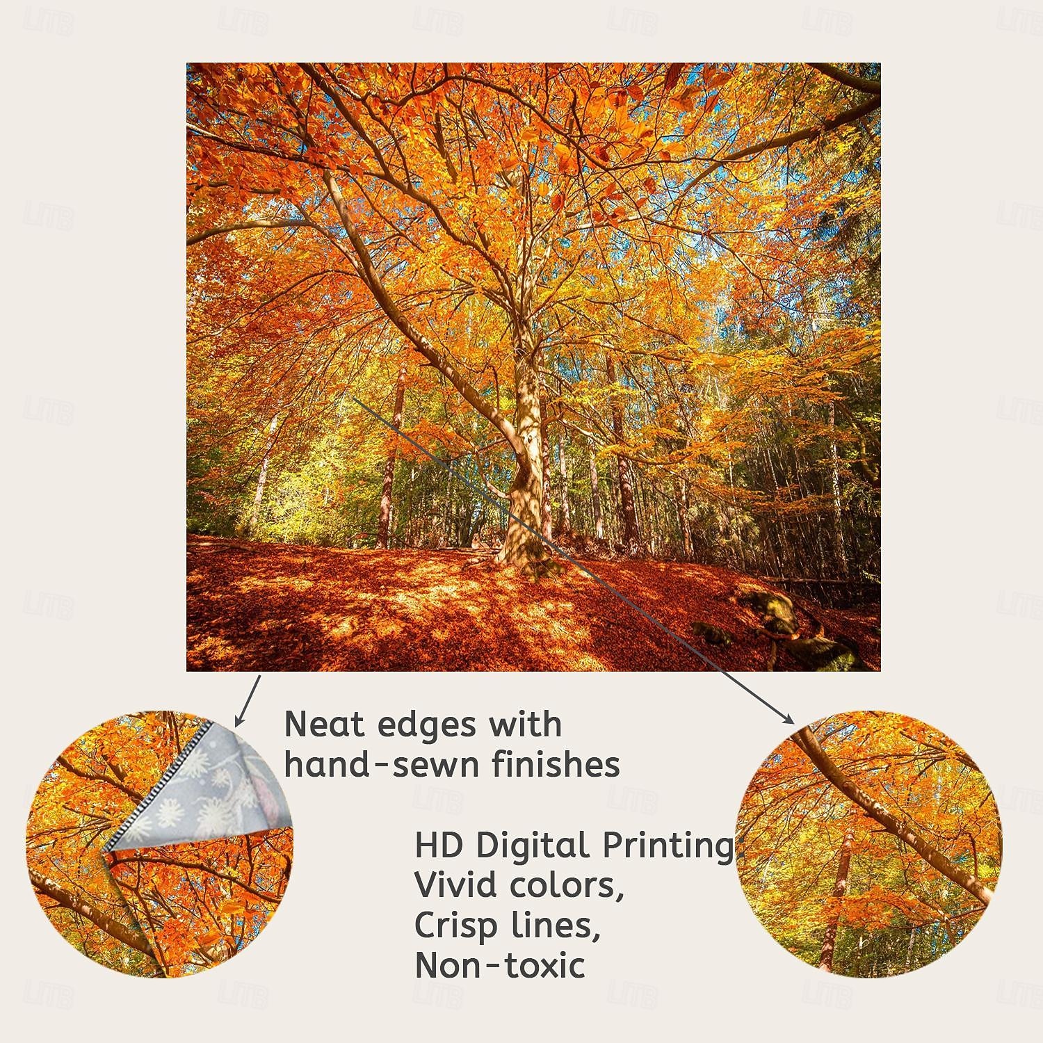 Landscape Nature Hanging Tapestry Forest Under The Sun Wall Art Large Tapestry Mural Decor Photograph Backdrop Blanket Curtain Home Bedroom Living Room Decoration 2025 - $17.99 –P3