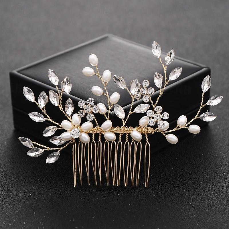 Crystal Flower Bridal Hair Comb, Silver Accents, Wedding Hair Comb, Bridal Comb, Hair Comb For Wedding, Bridal Hair Piece, Hair Accessories 2026 - $9.99 –P12