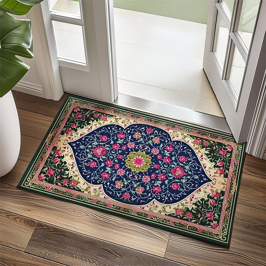 Vintage-Ramadan-Druck, Fußmatte, Fußmatten, waschbare Teppiche, Küchenmatte, rutschfester, ölbeständiger Teppich, Innen- und Außenmatte, Schlafzimmerdekoration, Badezimmermatte, Eingangsteppich 2025 - $16.99 –P11