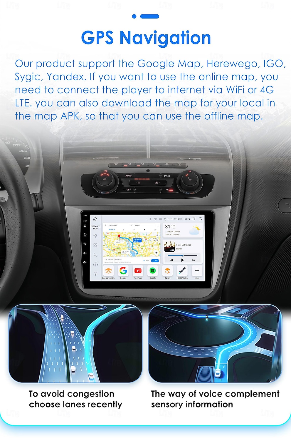 Android 12 для Seat Altea 2004-2015 Toledo 3 2004-2009 мультимедийный видеоплеер navigaion gps carplay автомагнитола 2025 - $252.49 –P19