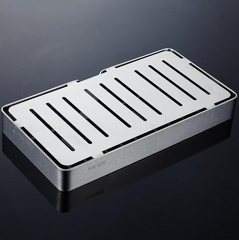 Duschregal Seifenschalenhalter Edelstahl Badezimmer Einzelregal hohl modern Wandmontage 1Stk 2026 - $32.99 –P2