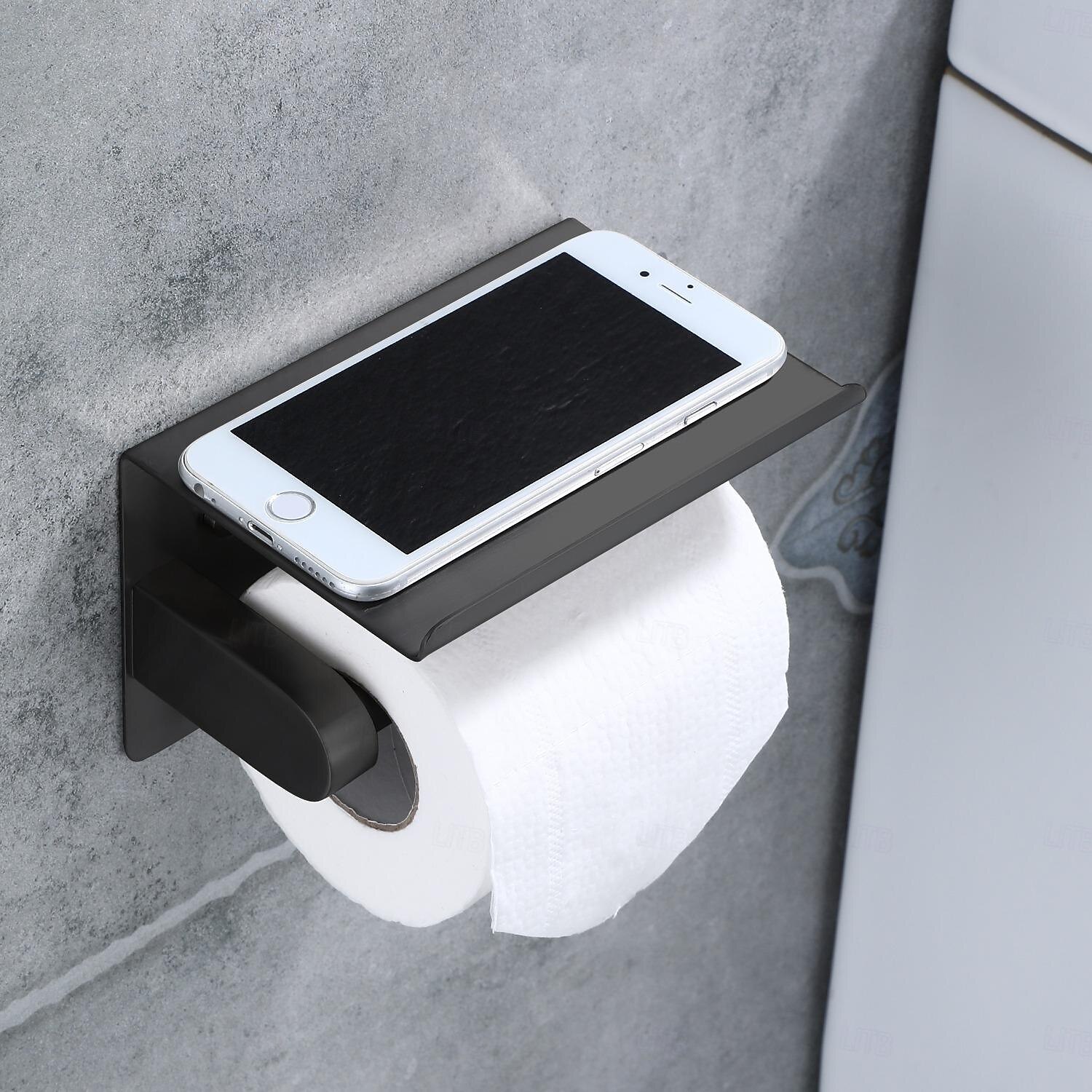wc papírtartó 304 rozsdamentes acél többfunkciós tároló tekercs papírtartó fürdőszobába 1db 2025 - $44.99 –P7