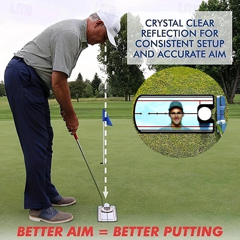 golfputsspegel - perfekta din inriktning och sving med träningshjälp för utomhusbruk och tillbehör till svingtränare 2025 - $17.49 –P6