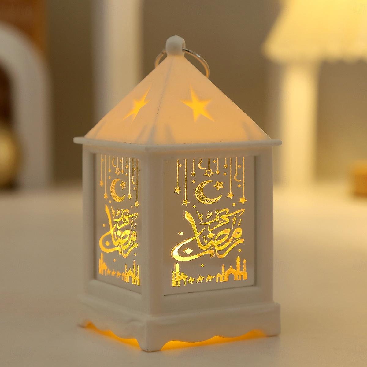 ramadán kézi lámpák gyertyatartók széllámpák elektronikus gyertyák ünnepi dekorációk hangulat kellékek 1db 2025 - $8.99 –P8