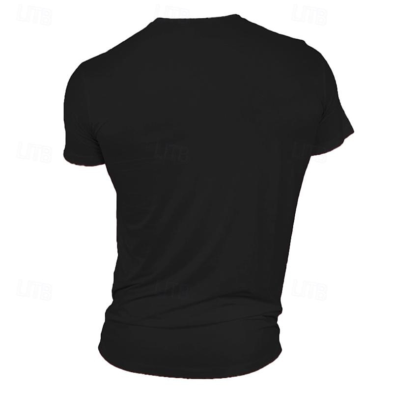 Homens Instrumento Musical Camiseta T-shirt Algodão Manga Curta Gráfico Camisa Preto Azul Escuro Camiseta confortável Esportes Feriado Roupas de estilistas de 2025 por $15.99 –P6
