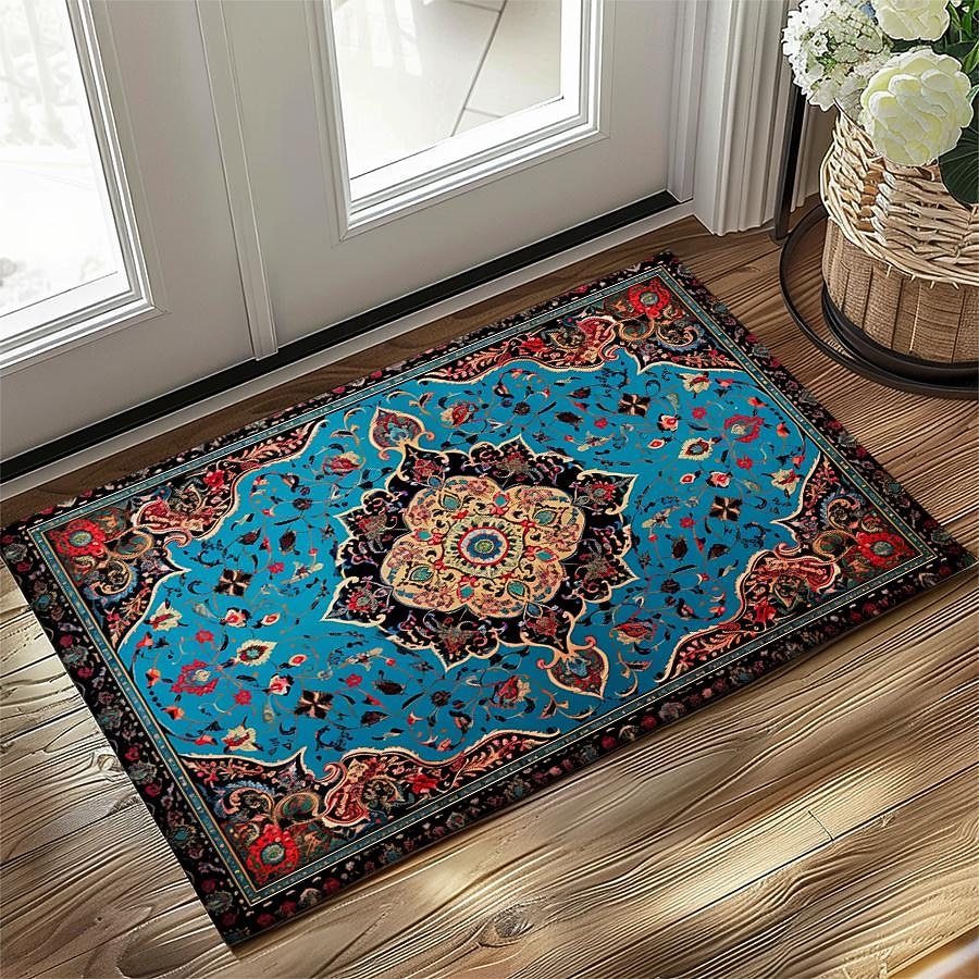 Vintage-Ramadan-Druck, Fußmatte, Fußmatten, waschbare Teppiche, Küchenmatte, rutschfester, ölbeständiger Teppich, Innen- und Außenmatte, Schlafzimmerdekoration, Badezimmermatte, Eingangsteppich 2025 - $16.99 –P20