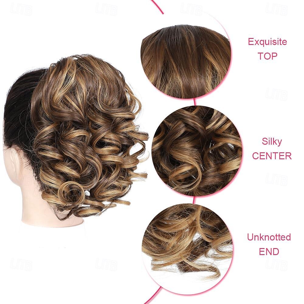 10 Inch Drawstring Ponytail Extension,Short Loose Wavy Pony Tails Hair Extensions Synthetic Hair Pieces for Women Daily Use 2026 - $9.99 –P6