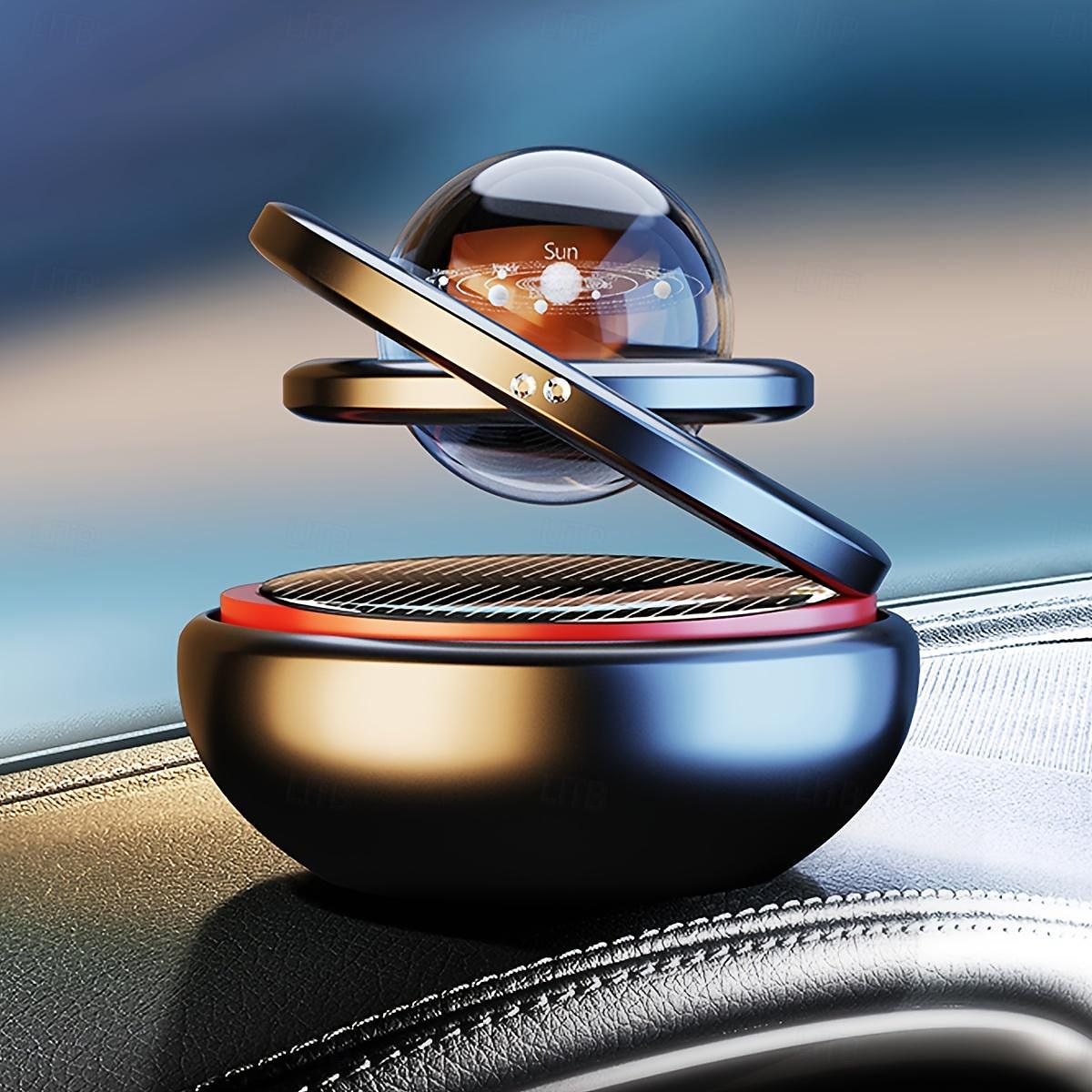 Planet car aromaterapeutický parfém - solárně poháněný osvěžovač vzduchu do auta pro muže - dlouhotrvající vůně a dekorativní design 2025 - $17.99 –P6