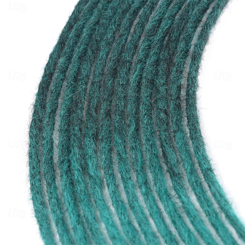 dreadlock extensions 1b/grønn dreads extensions hekle loc extensions syntetiske dreadlock extensions clip in dreadlocks hair extensions single ended dreadlock heklet hår dread 2025 - $33.99 –P4