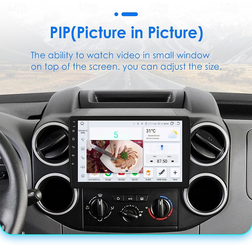 Автомагнитола Android 12 для citroen berlingo b9 peugeot Partner 2008-2019 мультимедийный плеер carplay gps навигация 2025 - $243.49 –P16