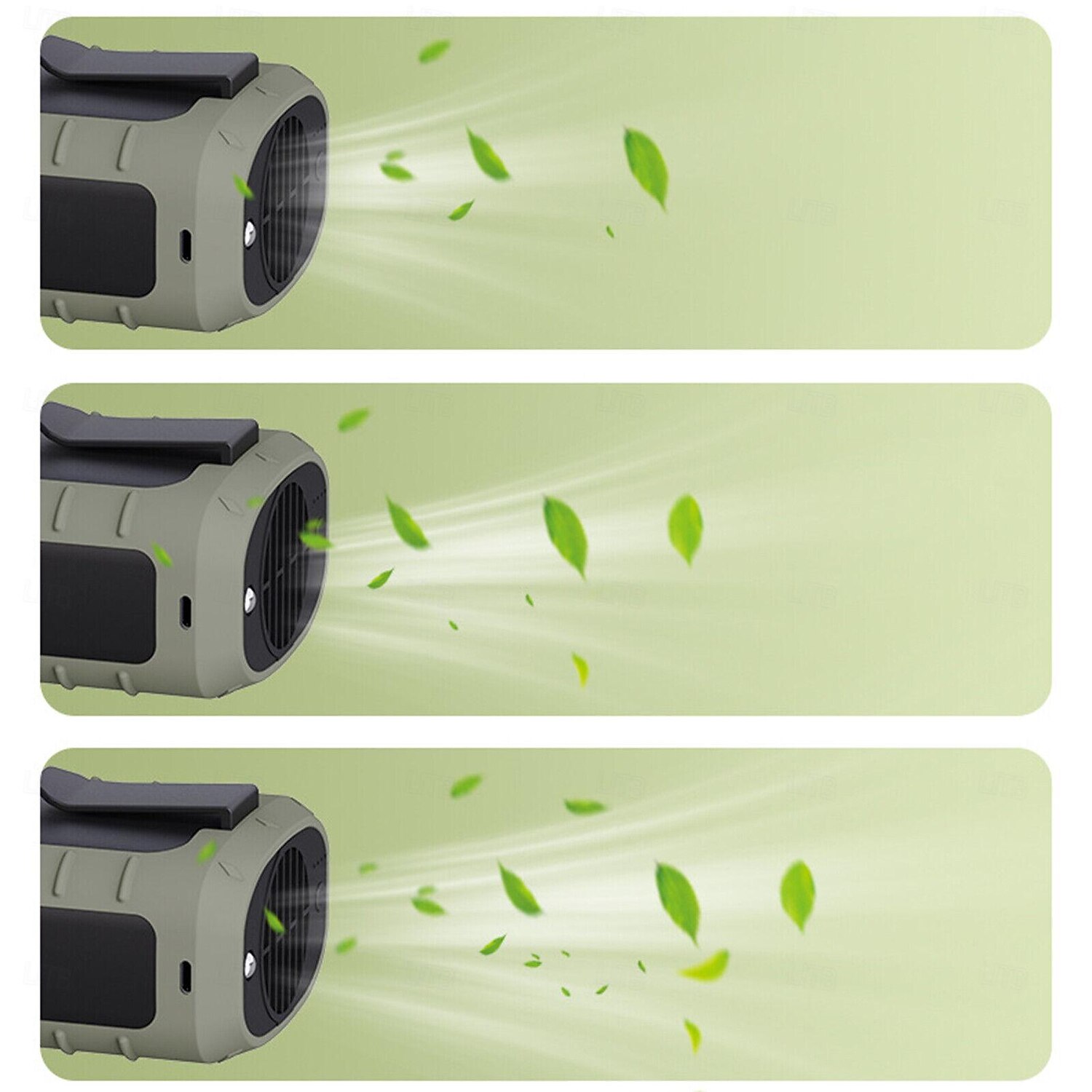 Φορητός Ανεμιστήρας Turbo με Μπαταρία 3600mAh – Ανεμιστήρας Υποκειμενικής Χρήσης 100 Ταχυτήτων Επαναφορτιζόμενος μέσω USB για Ταξίδια και Χρήση στο Σπίτι 2025 - $38.99 –P4