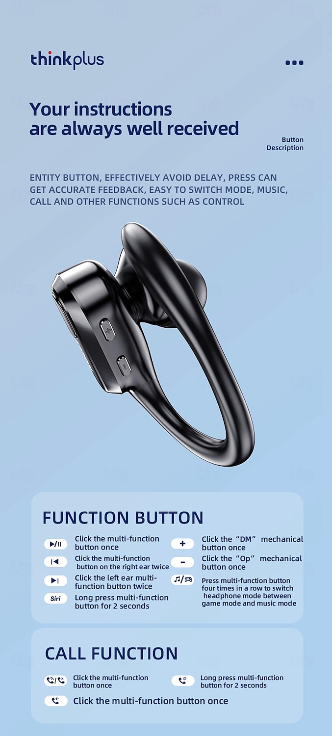 Lenovo xt80 nieuwe True Wireless Hoofdtelefoons TWS Oordopjes In Ear Bluetooth 5.3 Sport Ergonomisch Ontwerp Stereo voor Apple Samsung Huawei Xiaomi MI Fitness Buiten Joggen Mobiele Telefoon 2026 - $38.99 –P11