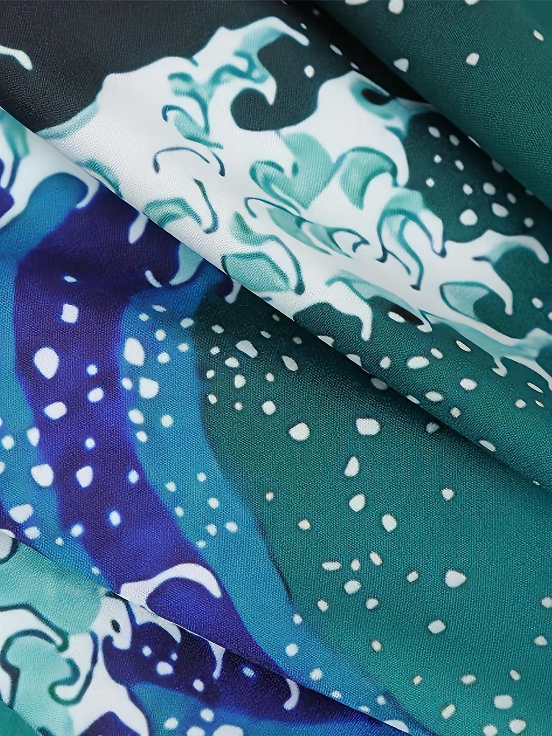 Japanese Cardigan Cosplay Waves & Dragon Print Shirts, Traditional Kimono Shirt, Men's Beach Yukata Asian Clothing, Plus Size 2025 - $20.99 –P6