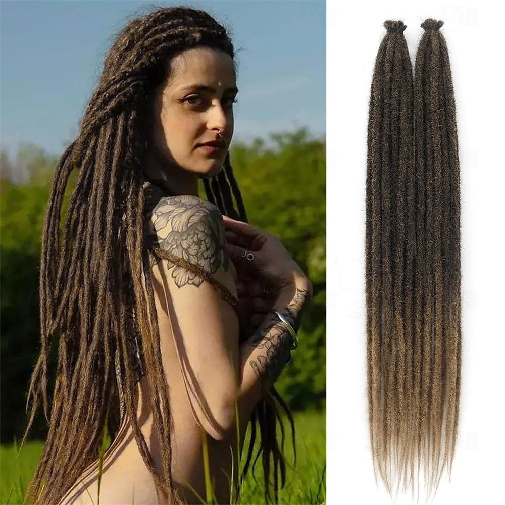 extensions de dreadlocks 24 pouces vert extensions de dreads au crochet à extrémité unique 20 brins se extension de dreadlocks synthétiques droite style hippie dreads pour femmes hommes de 2025 ? $33.99 –P10