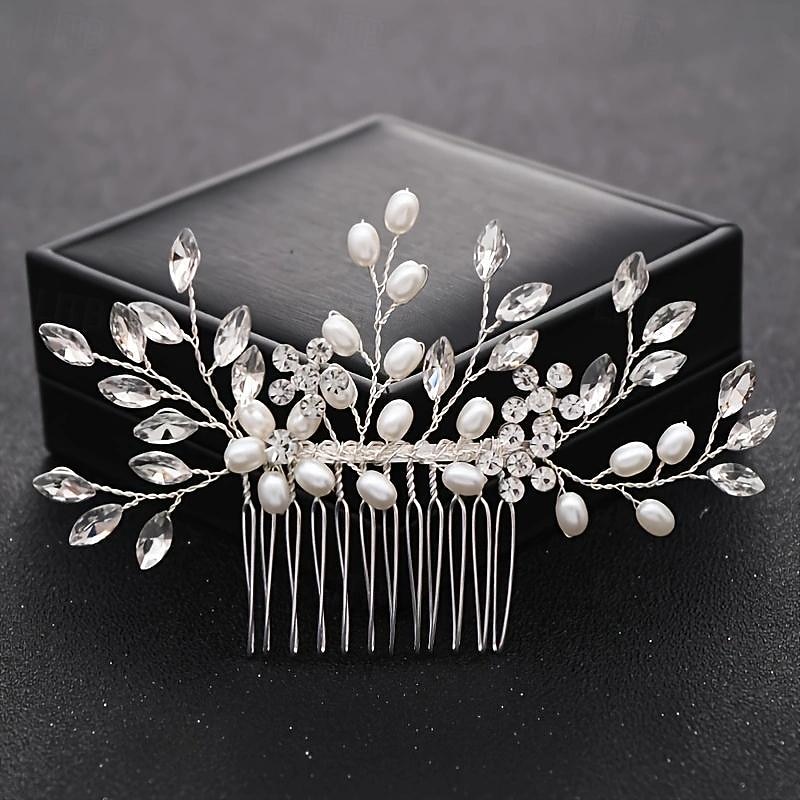 Crystal Flower Bridal Hair Comb, Silver Accents, Wedding Hair Comb, Bridal Comb, Hair Comb For Wedding, Bridal Hair Piece, Hair Accessories 2026 - $9.99 –P2