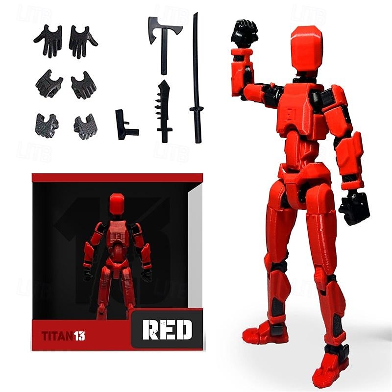 13 Action Figure T13 Action Figure 3D Printed Multi-Jointed Movable Lucky 13 Action Figure Nova 13 Action Figure Dummy 13 Action Figure Valentines Gifts for Him 2025 - $22.99 –P1