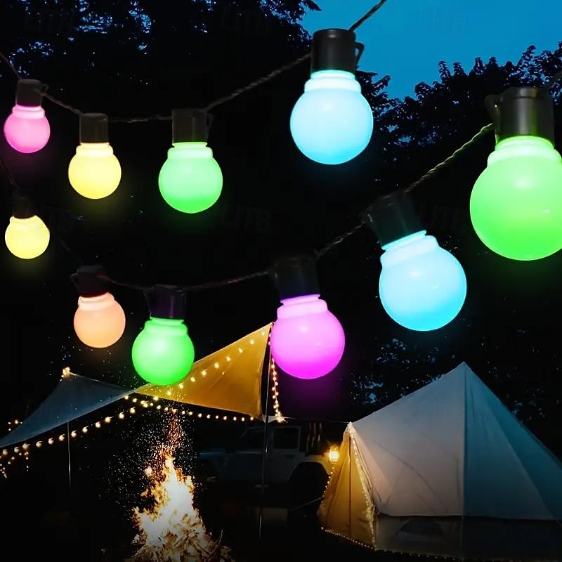 Solar Fairy Lights Outdoor 10/20/30 LED Outdoor Solar Bulbs Fairy Lights 8 Modes Waterproof IP65 Solar Powered Garden Fairy Light Lighting for Wedding Party Garden Yard Balcony 2025 - $37.99 –P2