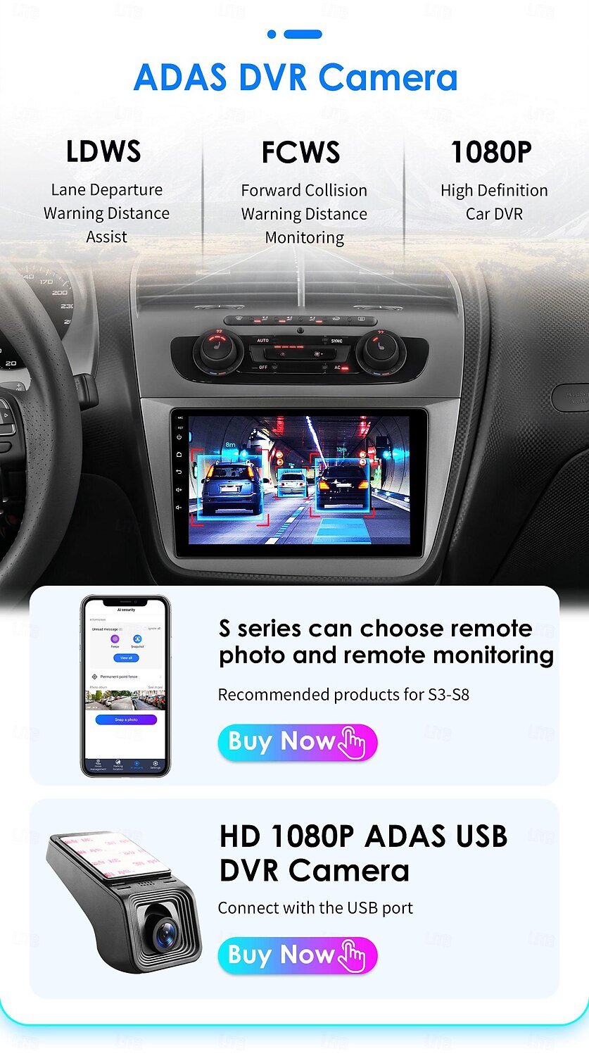 Android 12 для Seat Altea 2004-2015 Toledo 3 2004-2009 мультимедийный видеоплеер navigaion gps carplay автомагнитола 2025 - $252.49 –P11